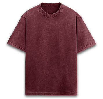 W.I.F.I (Wear it Feel it) Unisex Oversized Acid Washed Plain premium Cotton Multiple Unique Color (Black, Maroon, Navy Blue, Bottle Green, Olive Green) T-Shirt