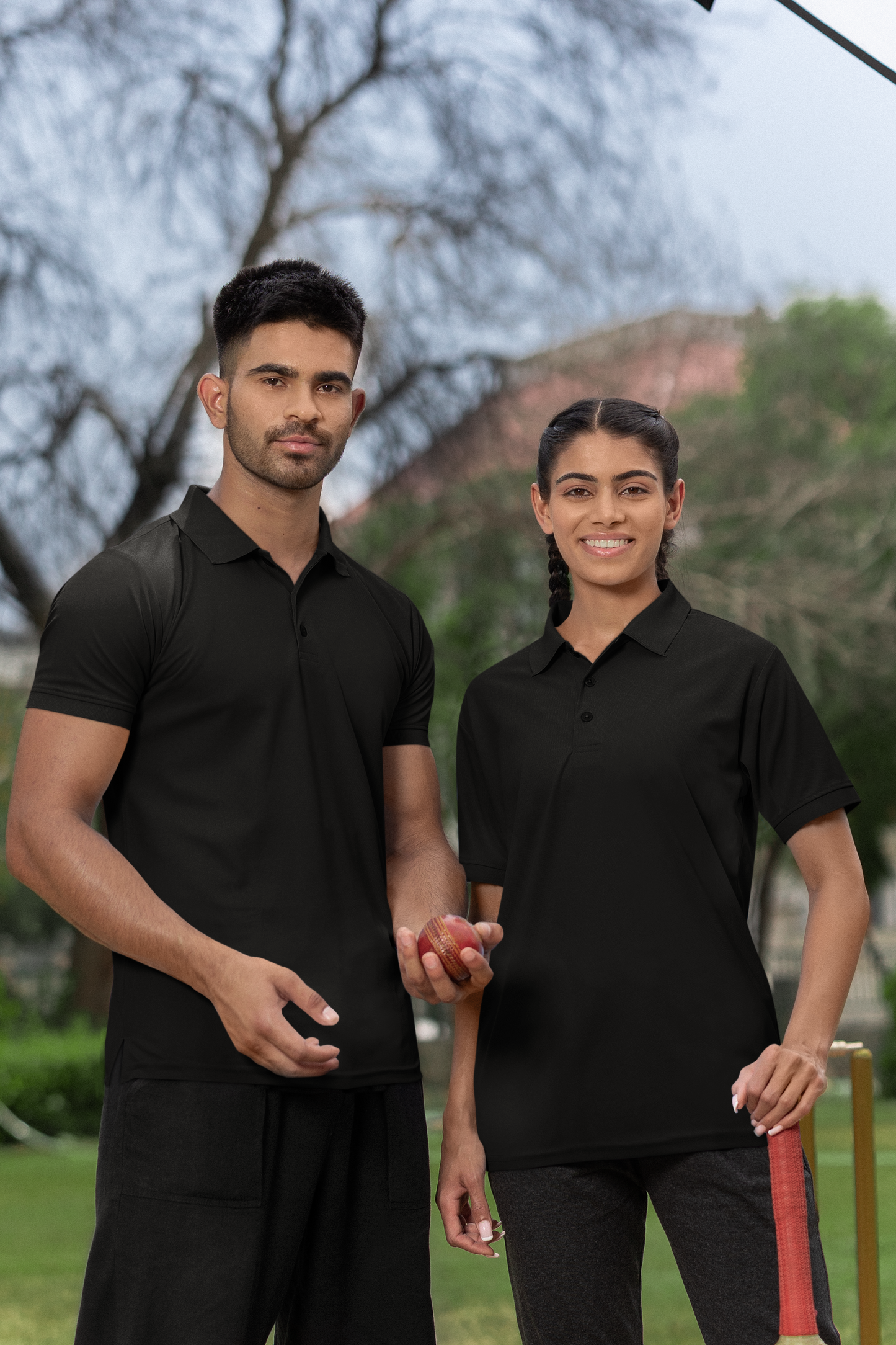 W.I.F.I (Wear it Feel it) Unisex Polo Plain Premium Cotton T-Shirt – Multiple Unique Colors