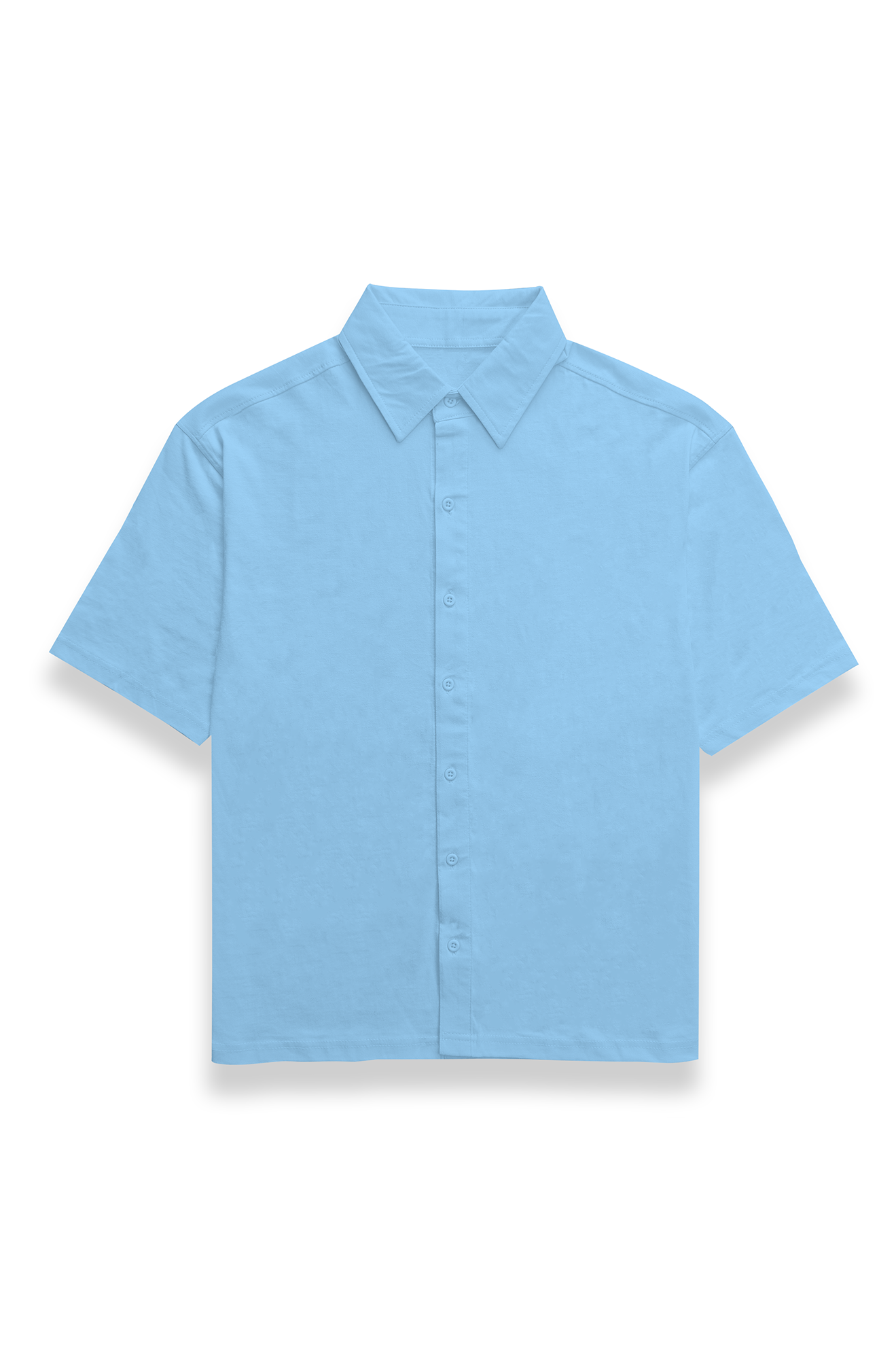 W.I.F.I (Wear it Feel it) Unisex Half Sleeve Classic Oversized Plain premium Cotton Shirt