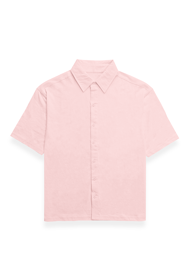 W.I.F.I (Wear it Feel it) Unisex Half Sleeve Classic Oversized Plain premium Cotton Shirt